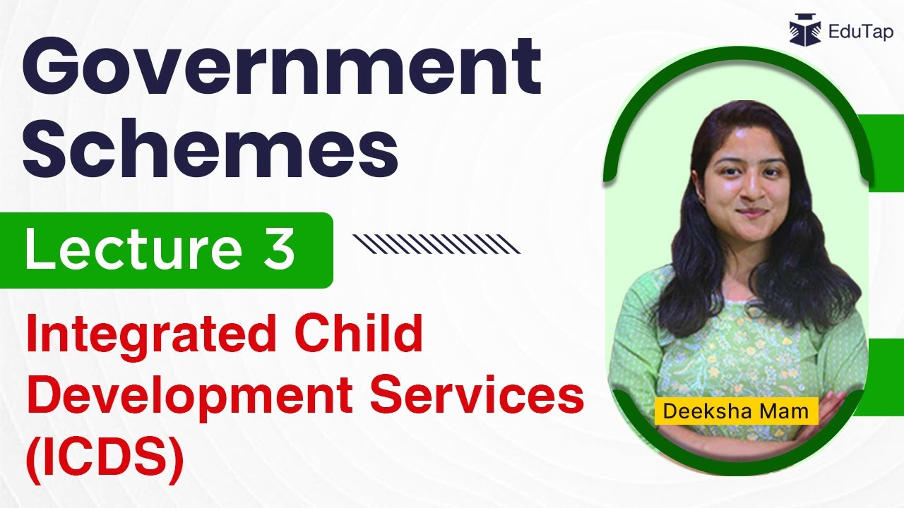 Integrated Child Development Services (ICDS) Scheme | Imp. Government Schemes & MCQs by Deeksha Mam