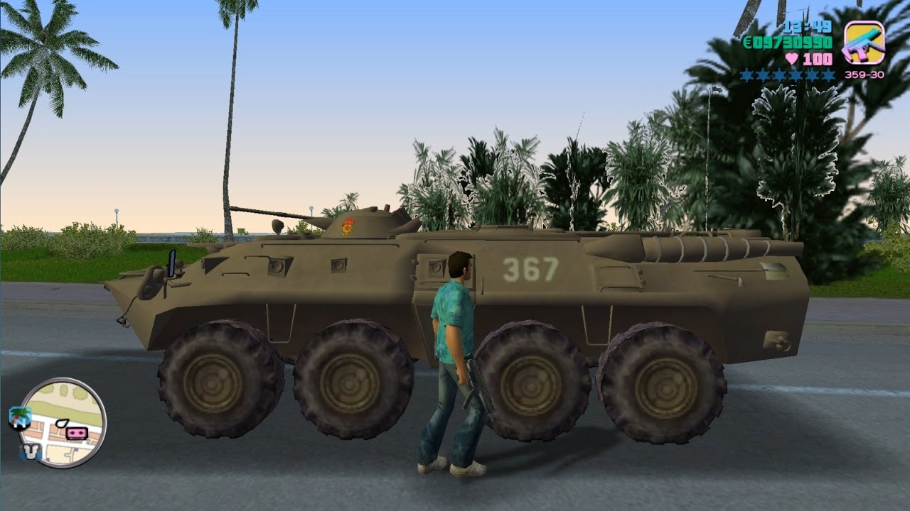 LÁI XE TĂNG ĐẠI NÁO THÀNH PHỐ ĂN MỪNG NGÀY 30 THÁNG 4 / BÌNH LUẬN GTA VICE CITY HD / MR THẮNG
