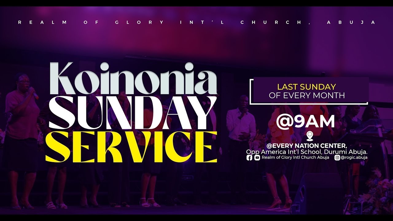 22-02-2026 | SUN | Koinonia Sunday Service