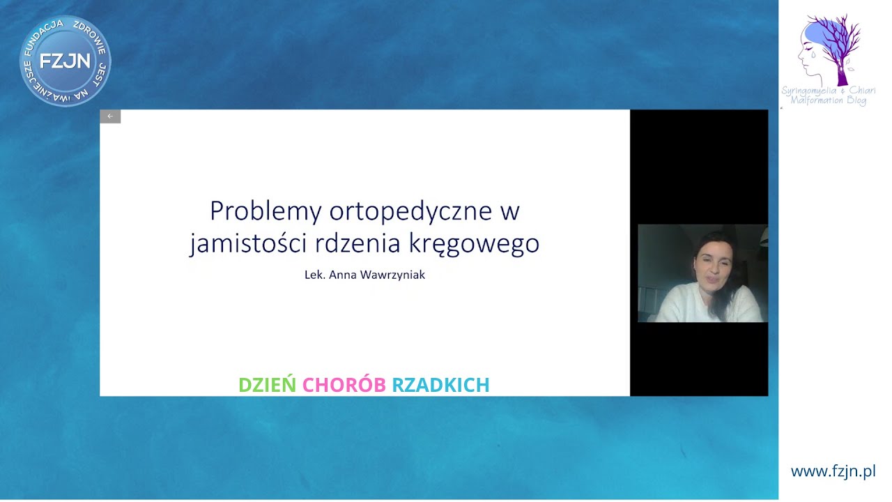 Problemy ortopedyczne w jamistości rdzenia - wykład Anny Wawrzyniak