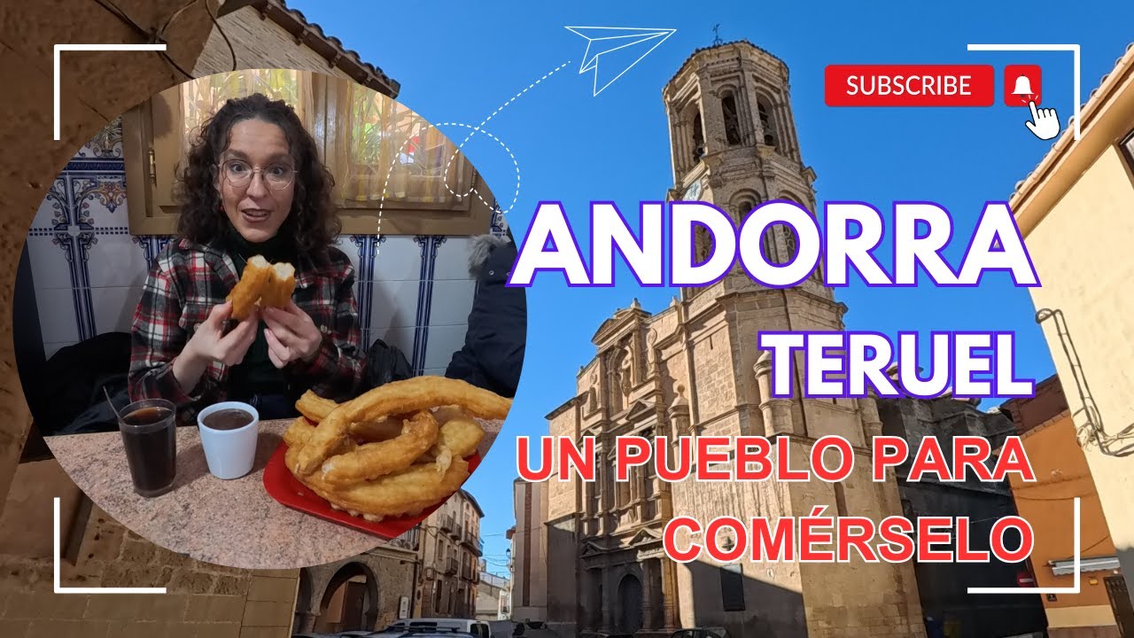 👉 VISITO ANDORRA (TERUEL)  EL PARAISO DE LOS DULCES 🌟