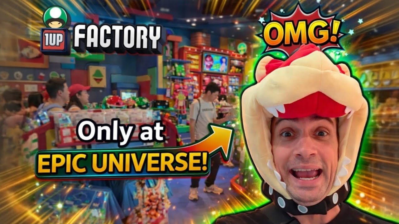 Exclusive Nintendo Merch You Can ONLY Buy at Epic Universe (1-UP Factory)