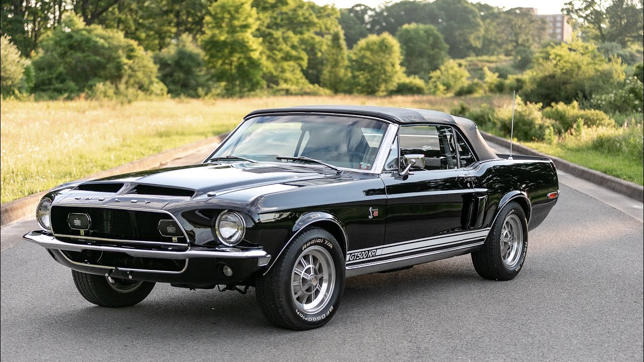Shelby GT500 KR Convertible 1968 года, чёрный, заводской, 4-ступенчатый, просто потрясающий! Прод...