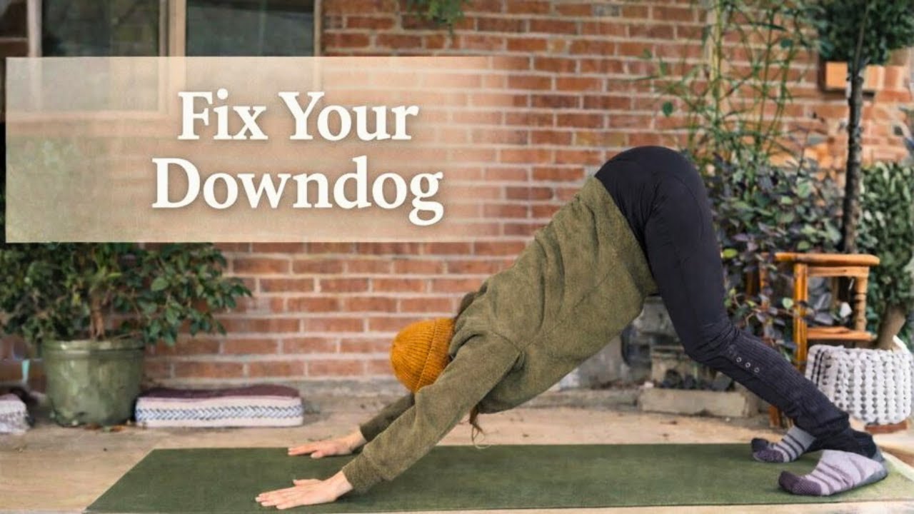 How To Downdog | Stronger + Less Pain