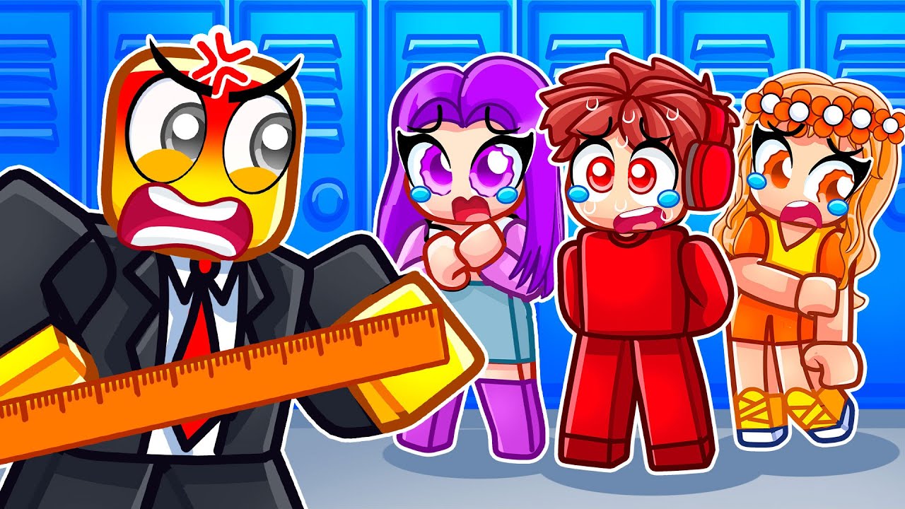Выжить в самой строгой школе Roblox