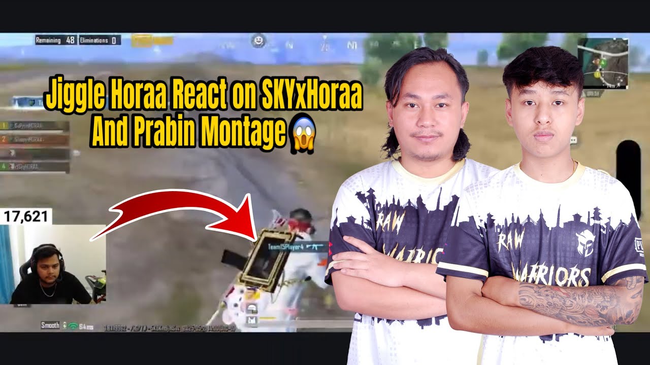 Jiggle Horaa React On SKY Horaa And HV Prabin Montage #horaa #anshyt #horaaesports #drs #cr7horaa