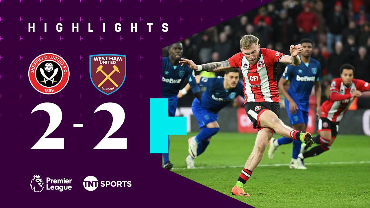 Last Minute MADNESS! ⚔️⚒️ | Sheffield Utd 2-2 West Ham | Premier League Highlights