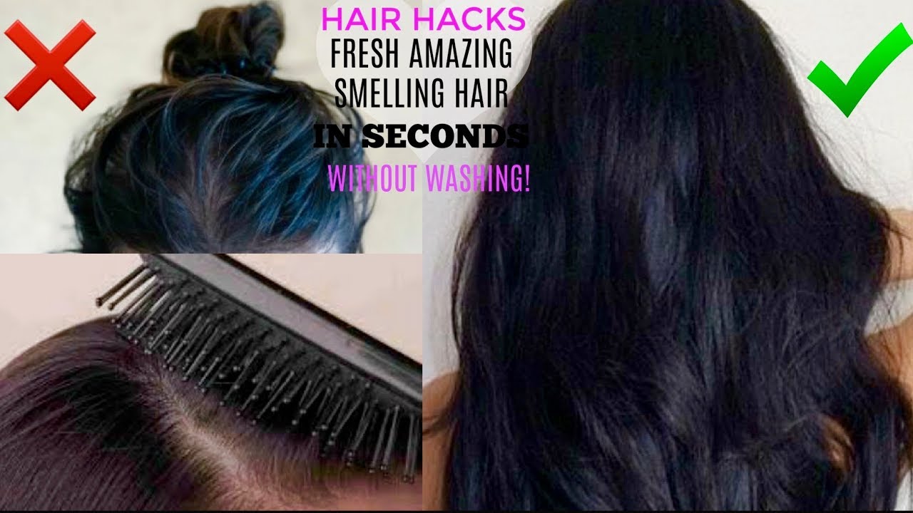 HAIR HACKS: HOW TO MAKE YOUR HAIR SMELL GOOD (ALL DAY) WITHOUT WASHING |GET FRESH CLEAN HAIR + FAVES