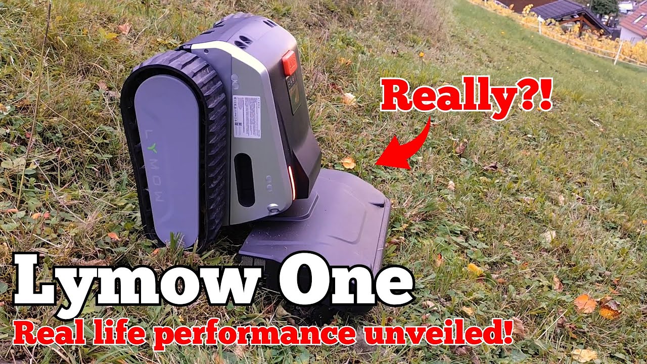 Lymow One Robotic Mower Problems on Slopes, Docking Issues & Noise Test (Part 2)