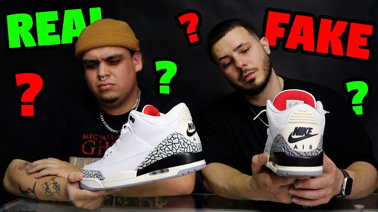 JORDAN RETRO 3 Reimagined(white cement ) Original vs Fake ¿Cuáles son las diferencias?