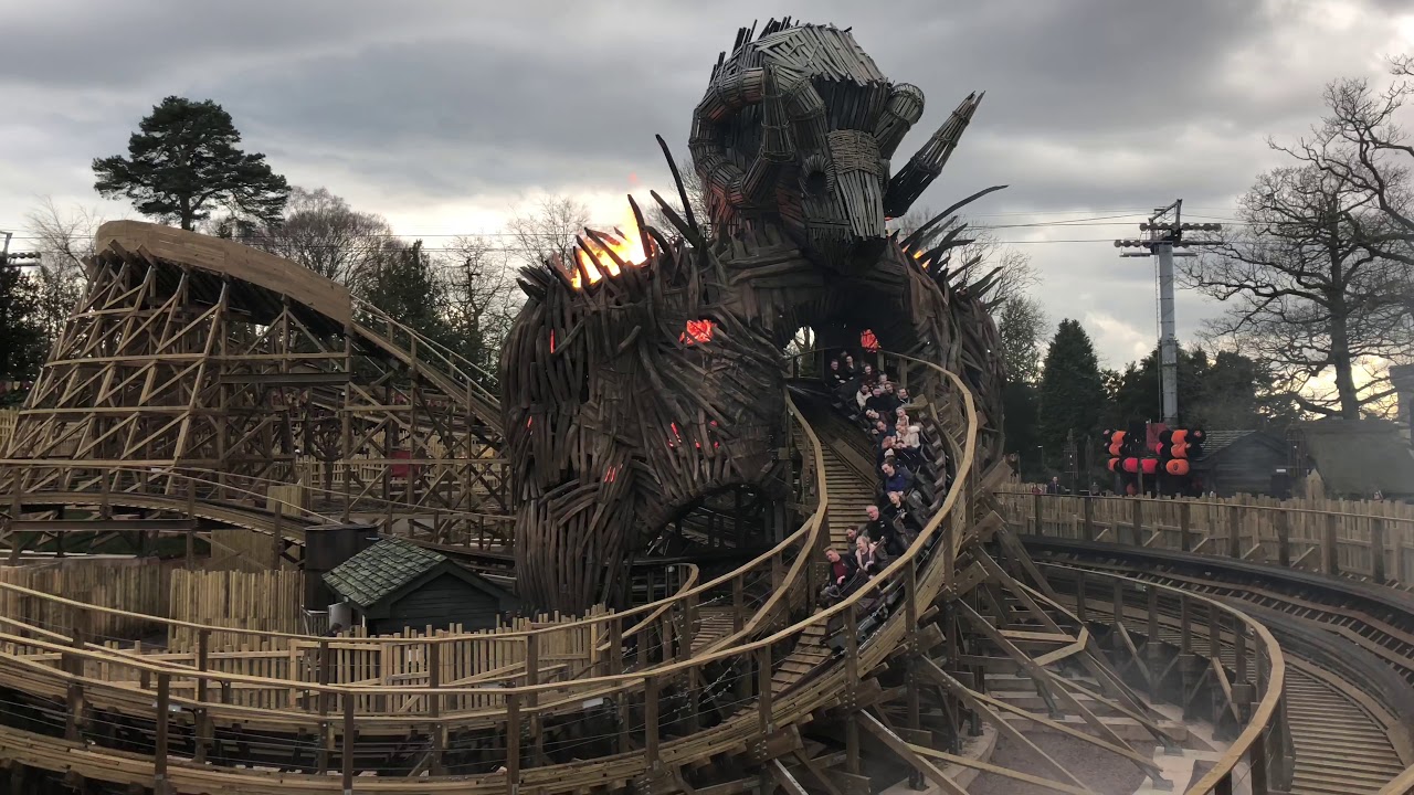 Wicker Man Off-Ride - Alton Towers 4k