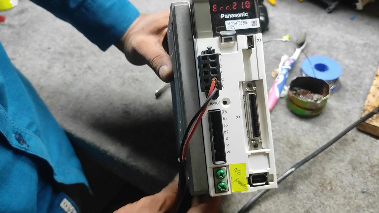 Troubleshooting Panasonic Servo No Power @MIZUTECH