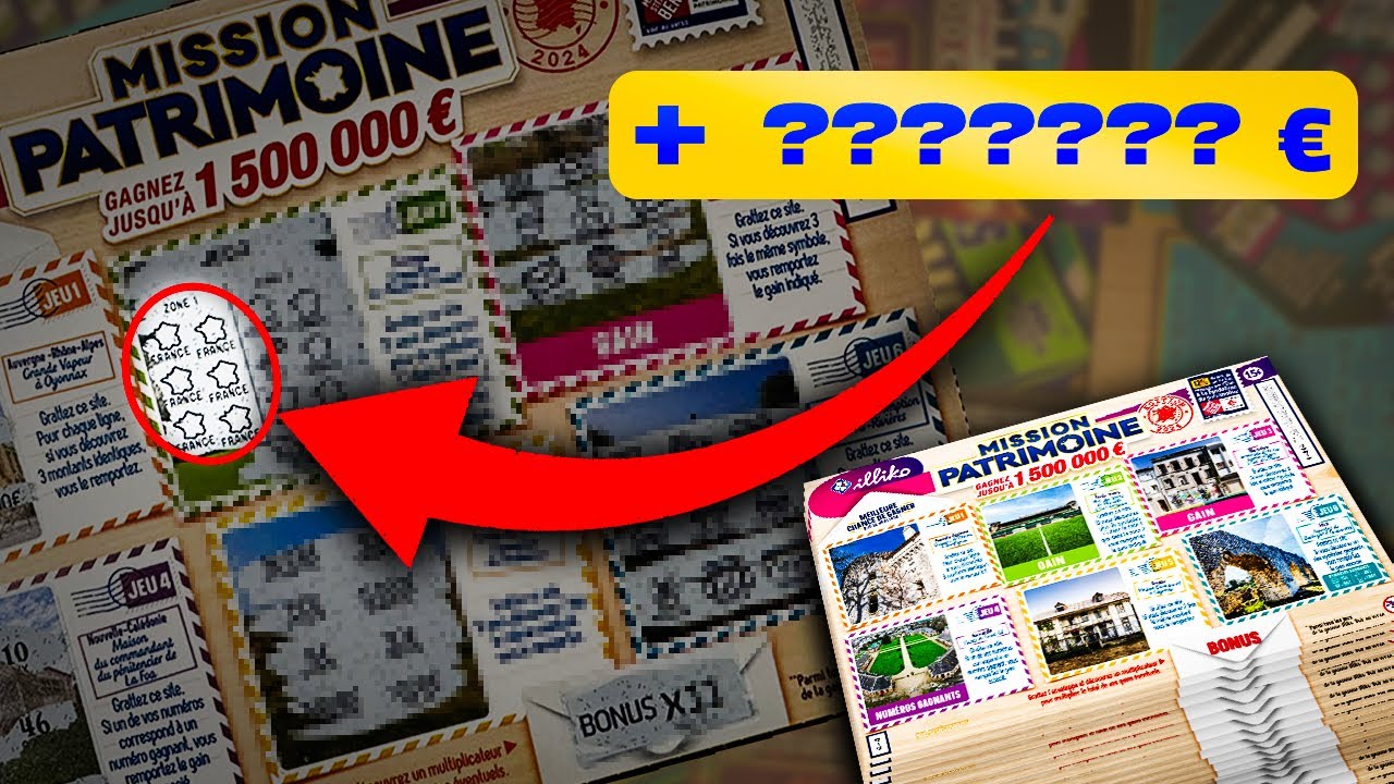 Grattage de 300€ de tickets FDJ MISSION PATRIMOINE 💰 Carnet complet à gratter ! 🔥