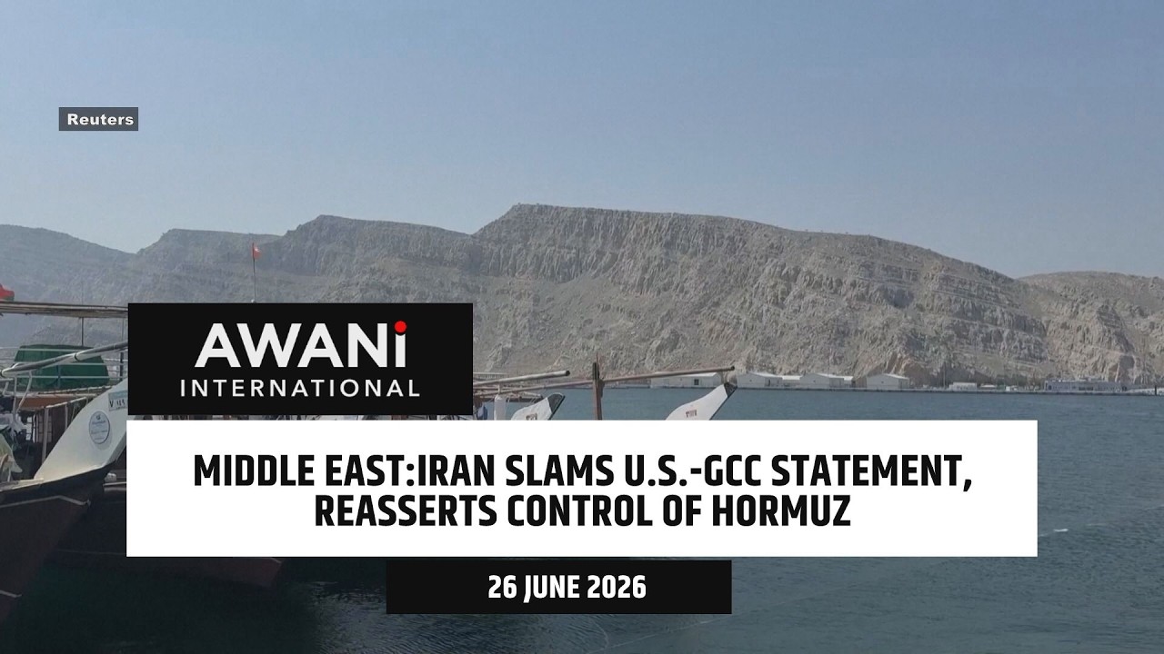 Iran slams U.S.-GCC statement, reasserts control of Hormuz