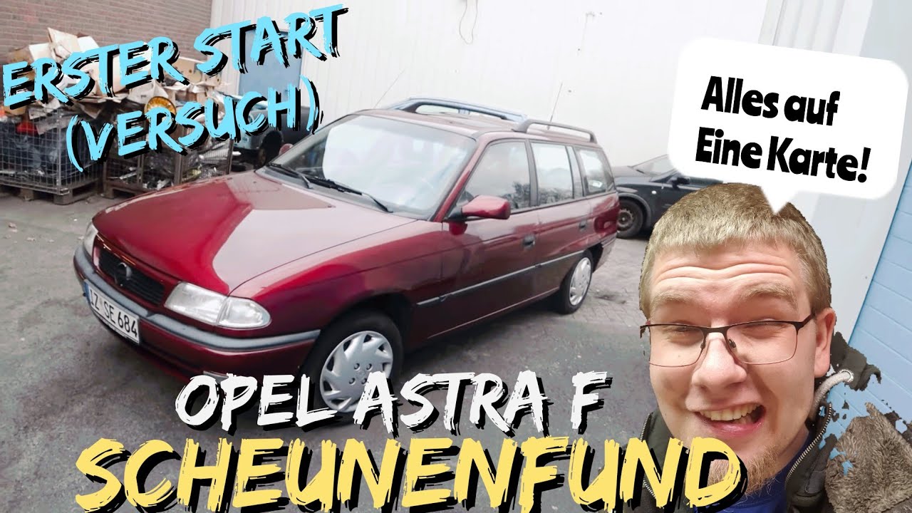 Opel Astra f Scheunenfund: ERSTER Motorstart nach 11 Jahren Standzeit, Alles noch ok nach 37.000km?