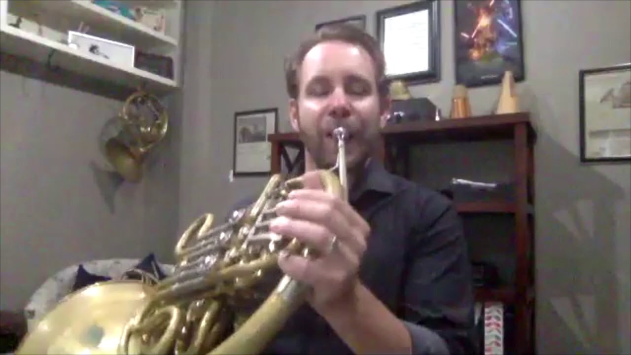 French Horn Flexibility, Gail Williams and Buzzing - Warmups with Andrew Bain - June 22