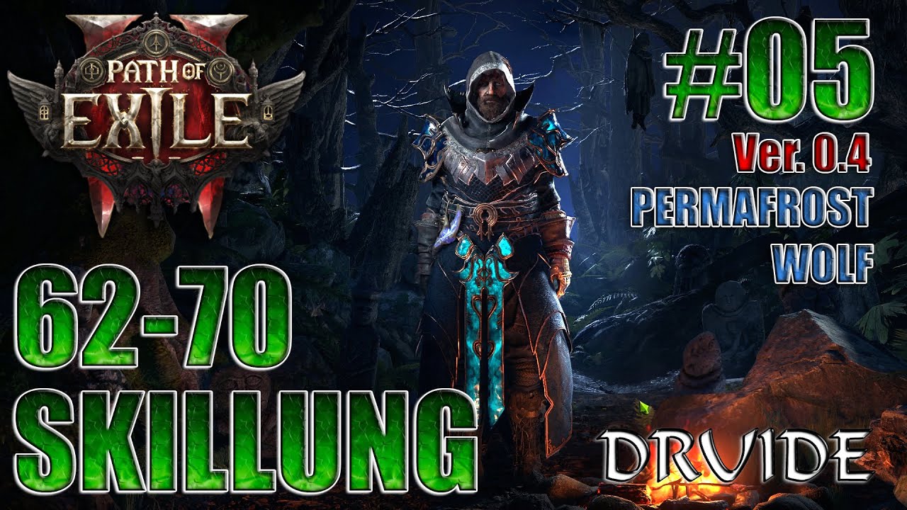 Path of Exile 2 - Druide Permafrost Wolf 62-70 Skillung #05 - Lets Play Deutsch / German