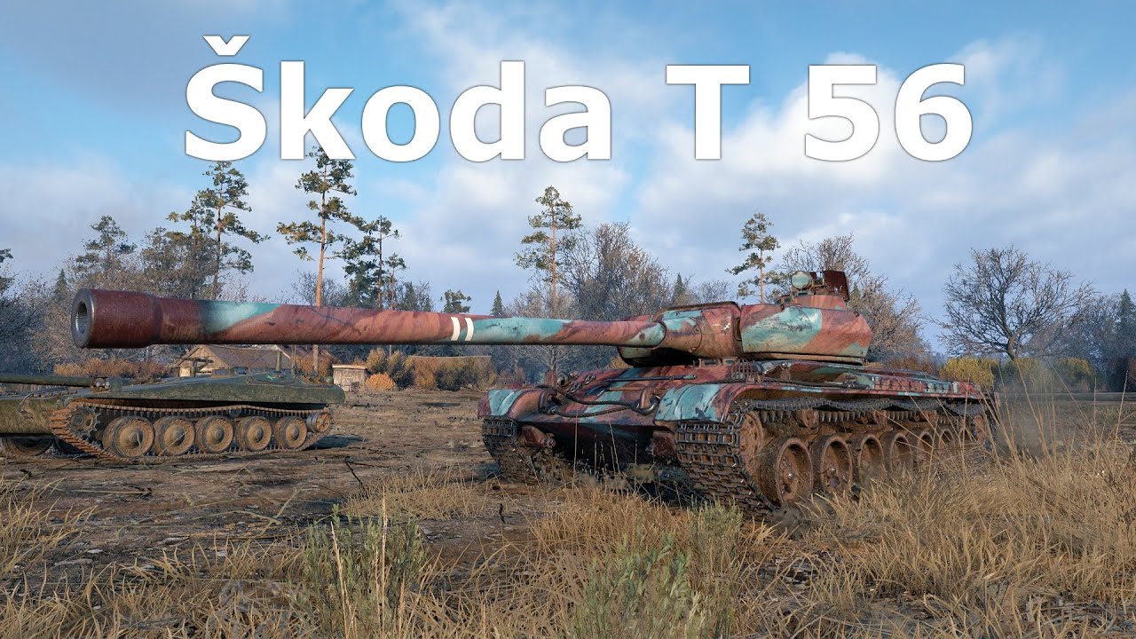 World of Tanks Škoda T 56 - 3 Kills 8,2K Damage
