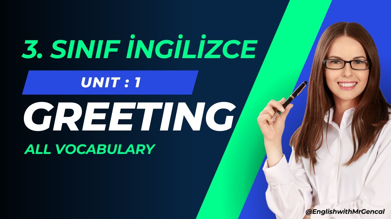 3. Sınıf İngilizce | Unit 1 – Greeting | All Vocabulary