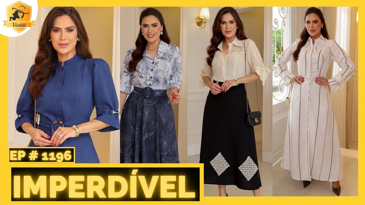 15 VESTIDOS LINDOS E SOFISTICADOS MODA CRISTÃ KAULY LANÇAMENTO IMPERDÍVEL #1196