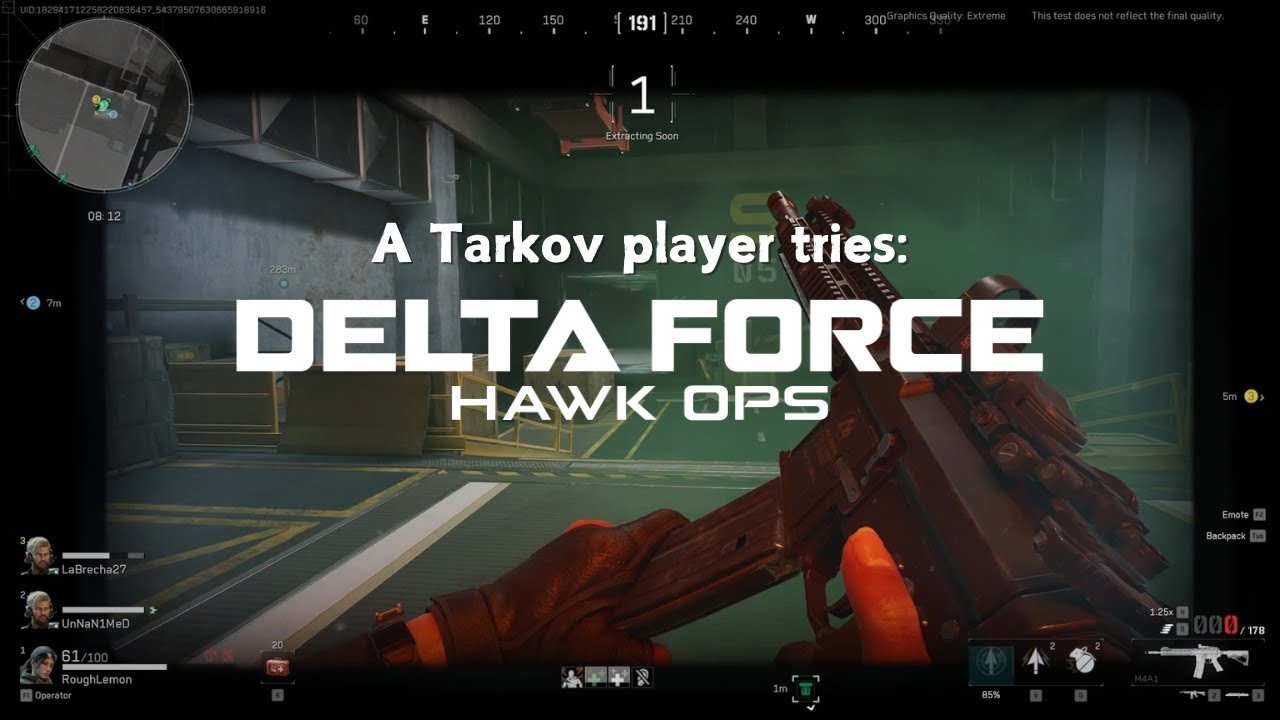 A Tarkov player tries Delta Force: Hawk Ops for the first time