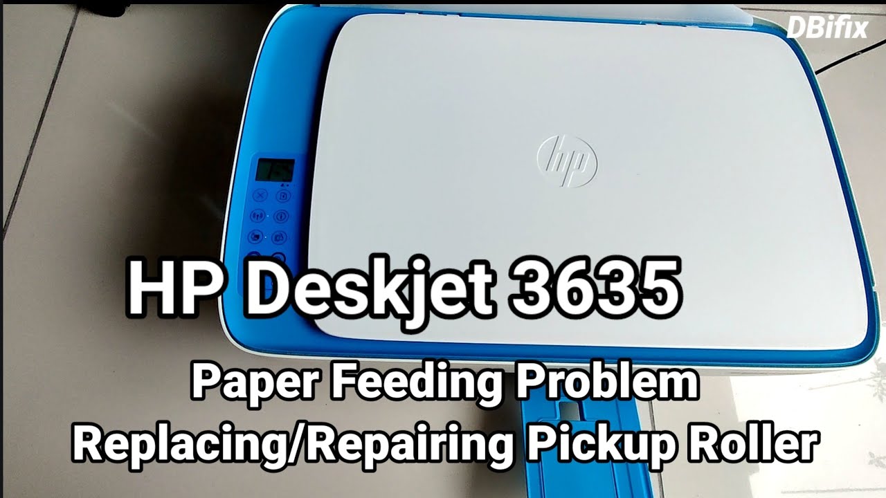 Scrap-n-Repair: HP Deskjet 3635 Paper Feeding Problem - Replacing or fixing pickup roller