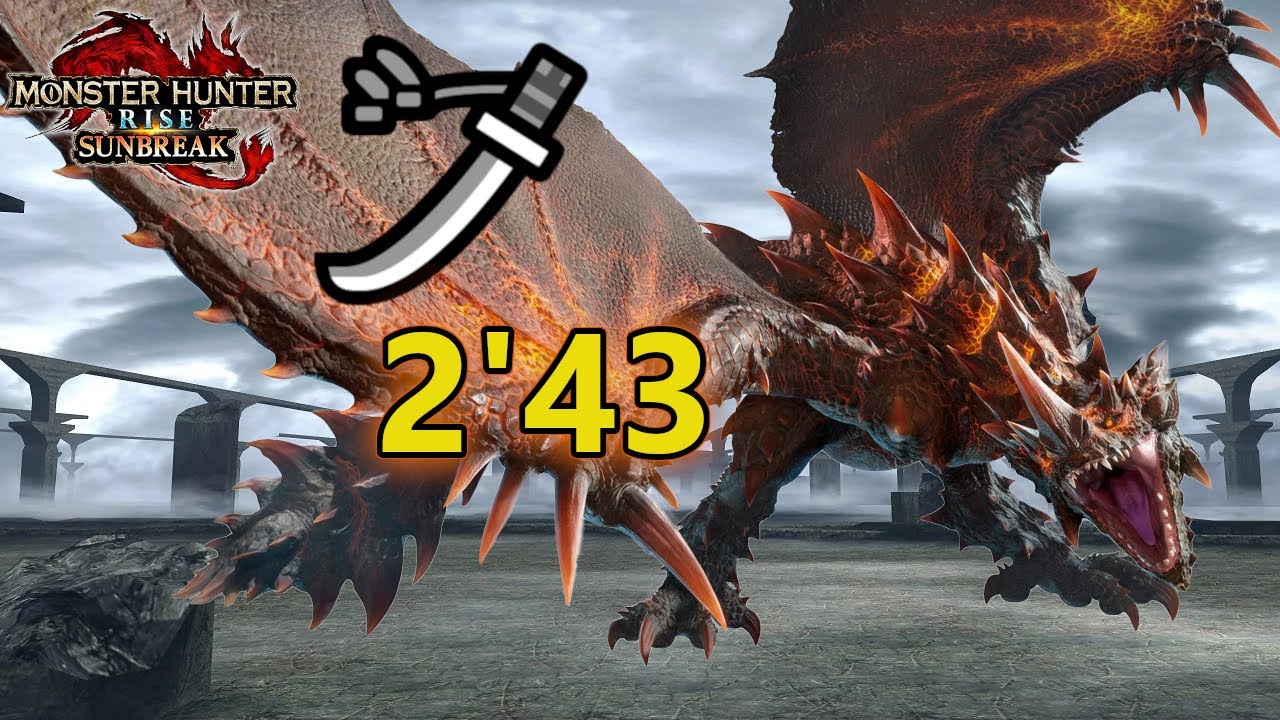 Flaming Espinas Speedrun Longsword Monster Hunter Rise Sunbreak