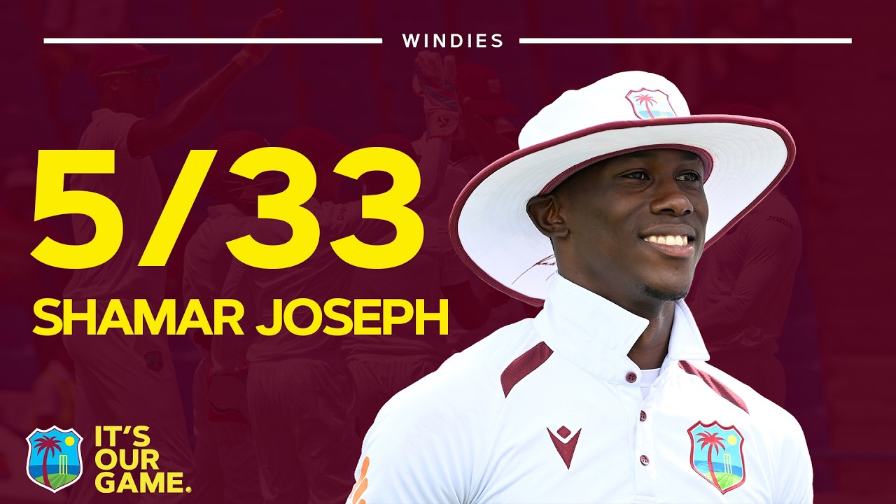 Markram ☝️ Bavuma ☝️ Bedingham ☝️ Five Wickets In First Test At Home | West Indies v South Africa