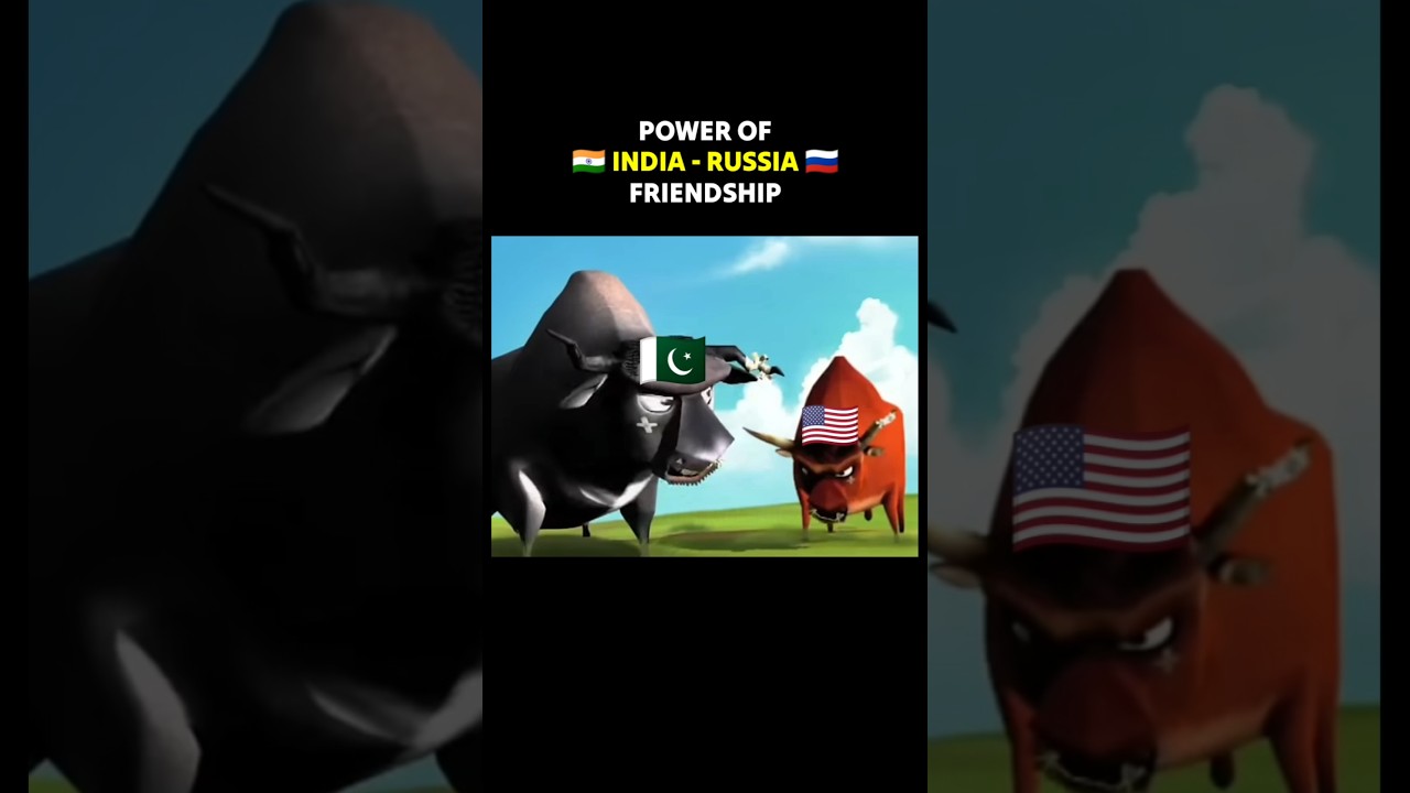 Power of India - Russia Friendship 🤝 Funny Meme