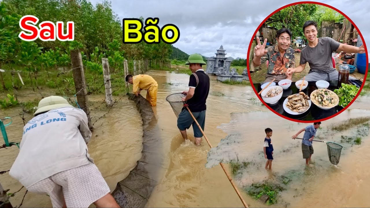 Cập Nhật Tình Hình Sau Cơn Bão Số 5 Và Món Ẩm Thực Đồng Quê | HUY ANH TV