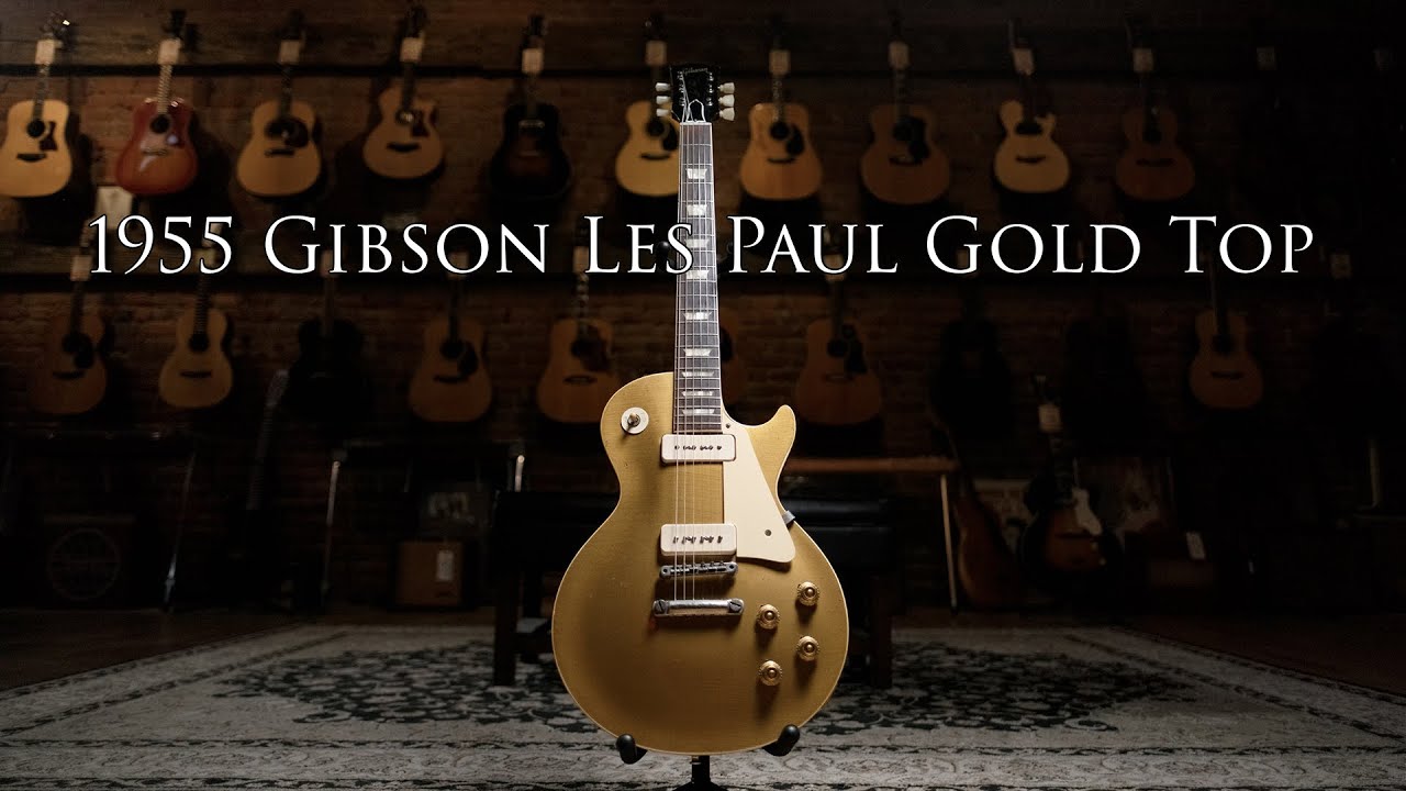1955 Gibson Les Paul Gold Top W/ STOPBAR TAILPIECE!
