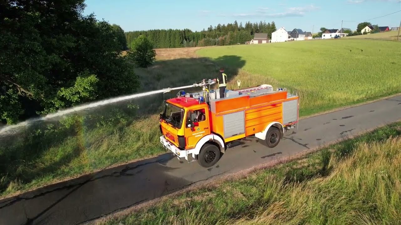 Übung Waldbrand Gemeindefeuerwehr Stützengrün am 07.07.2023