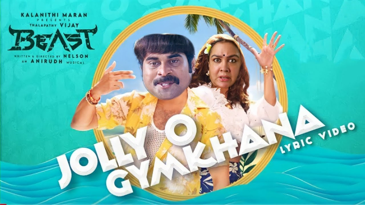 Jolly O Gymkhana song troll mix | Beast movie new song troll mix|