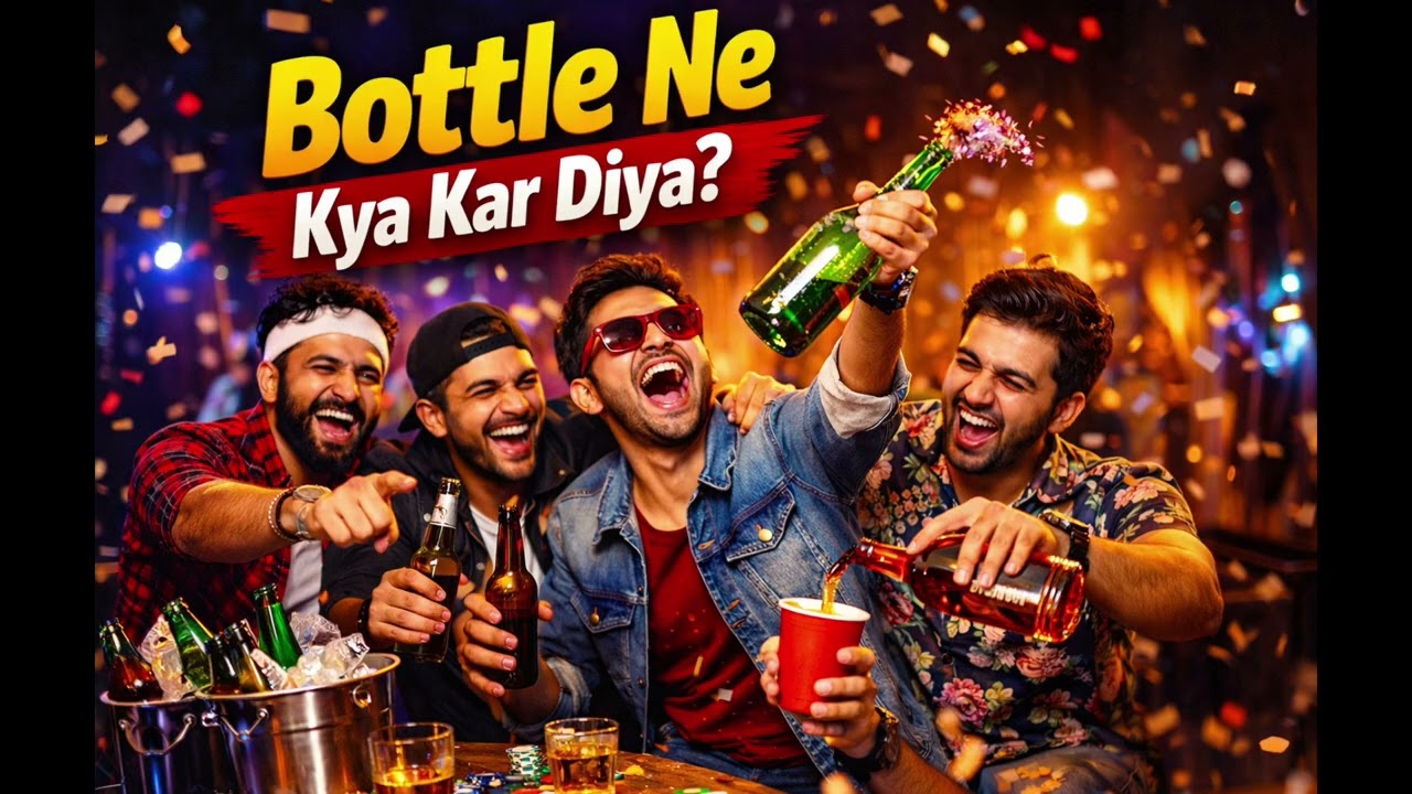 Bottle Ne Kya Kar Diya 😜🍾 | Full Masti Party Song | DJ Fun Vibes | Hindi Party Track