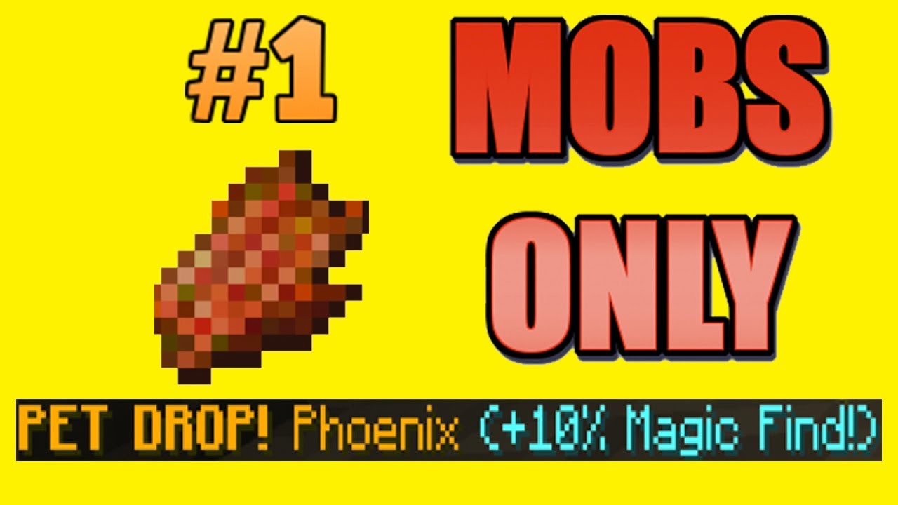 Hypixel Skyblock But I Can Only Use Mob Drops - Punching Zombies
