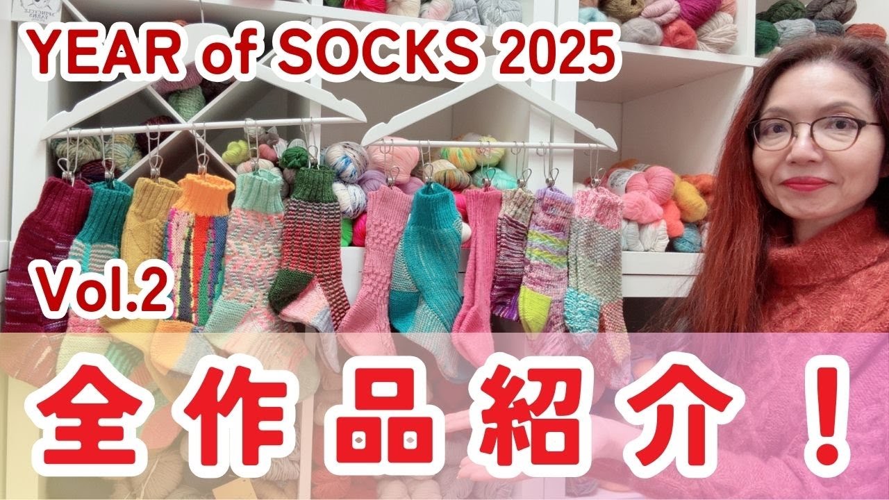 【2025年の総決算】Year of Socks 2025〜7-12月までの作品紹介！！