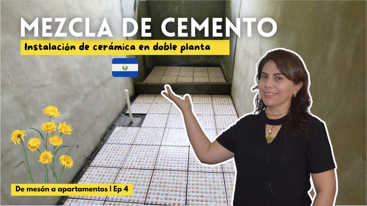 ¿Cómo se hace la mezcla de cemento? 👌| De mesón a apartamentos.🇸🇻