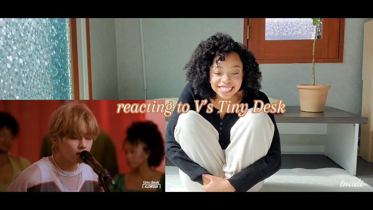 Trudi Reacts to Trudi on V of BTS: Tiny Desk Korea
