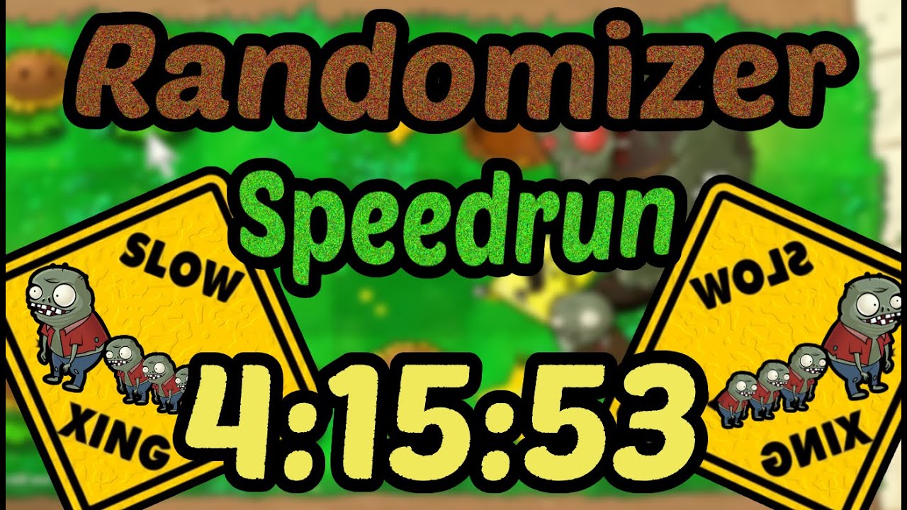 (WR) PvZ RANDO | NO RESTRICTIONS | Fastest Run in Many Versions!