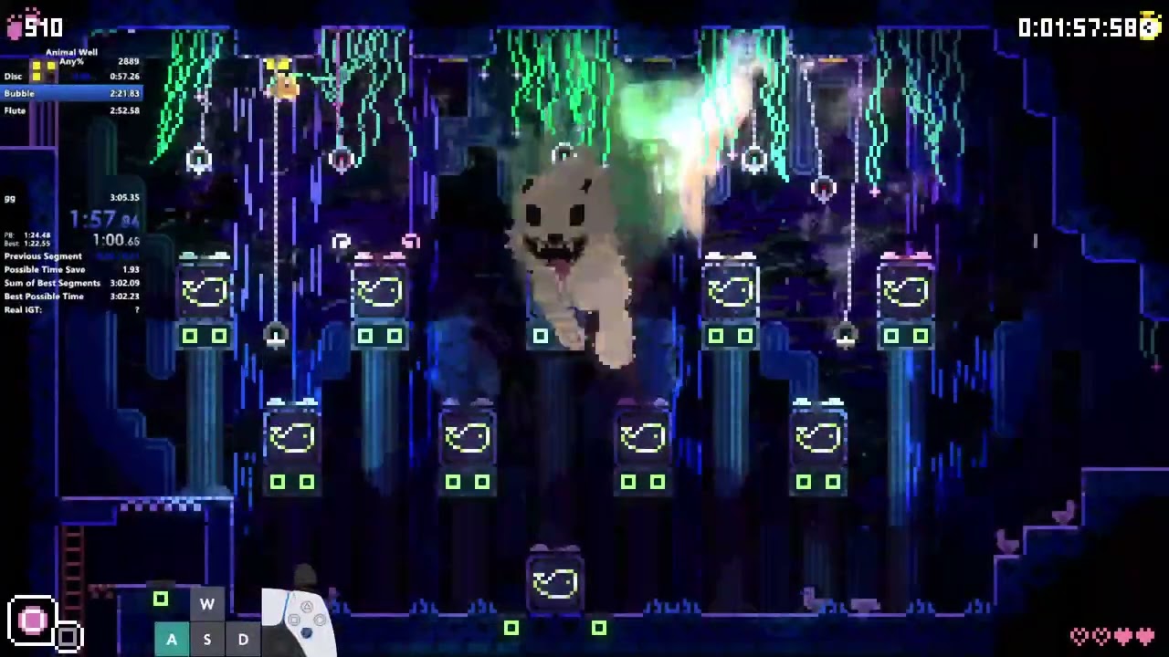 Animal Well any% Speedrun in 3:04:57