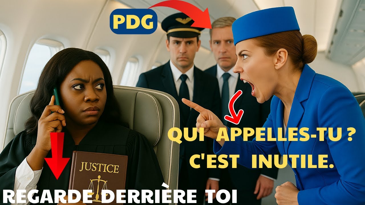 Une Hôtesse Hurle sur une Juge Noire… Un Appel Plus Tard, le PDG Débarque !