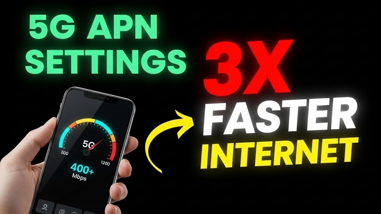 5G APN Settings  | Get 3X Faster Internet Speed on Any Network