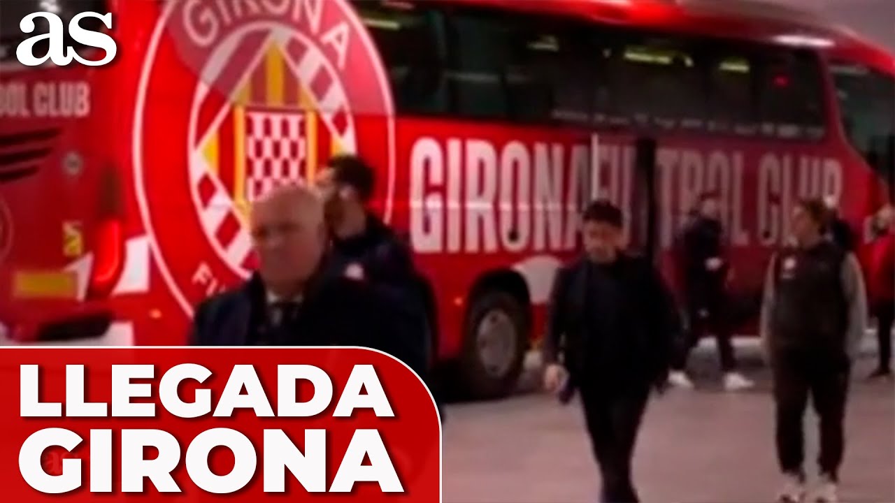 La LLEGADA de los JUGADORES del GIRONA al BERNABÉU | REAL MADRID - GIRONA