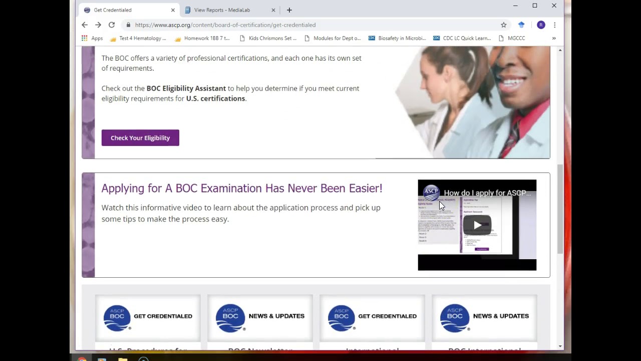 How to Apply for ASCP MLT Board