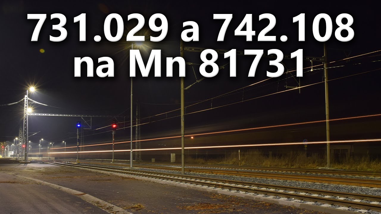 Vláčkaři jsou u toho | 731 029-5 a 742 108-4 na Mn 81731 v Bohuňovicích! (24. 2. 2021)