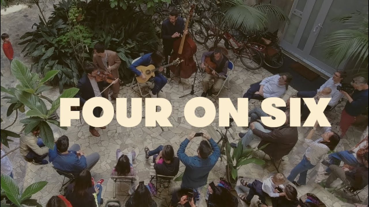 FOUR ON SIX band - live in the Courtyard