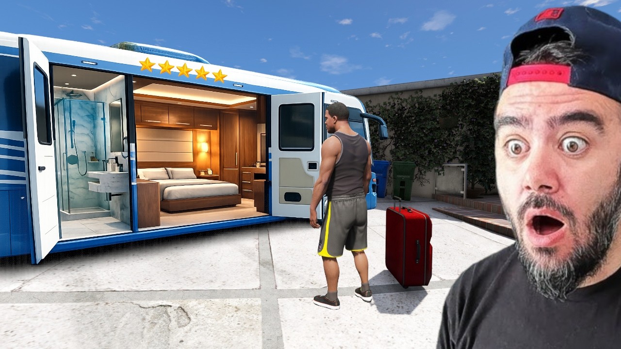 FRANKLIN EVINI OTOBÜSE TAŞIDI YENI EVI OLDU - GTA 5 MODS