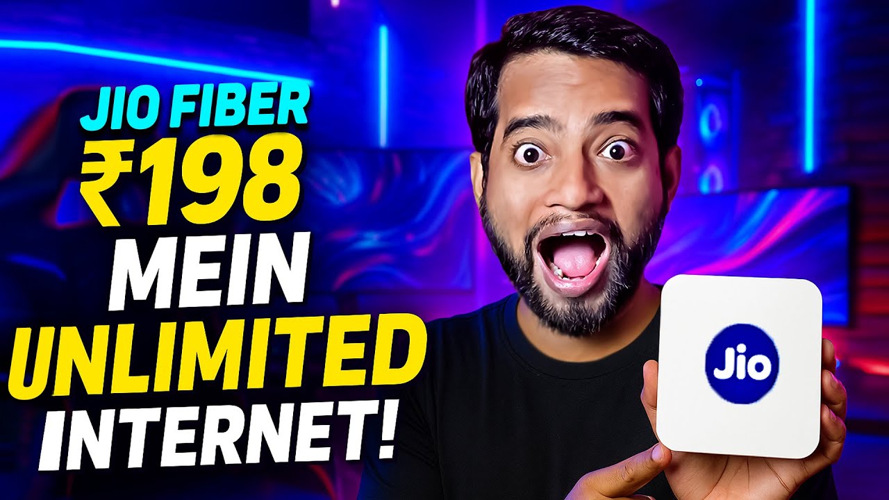 ₹198 JioFiber Unlimited Internet Plan – Best for Students & Budget Users | 2025 |