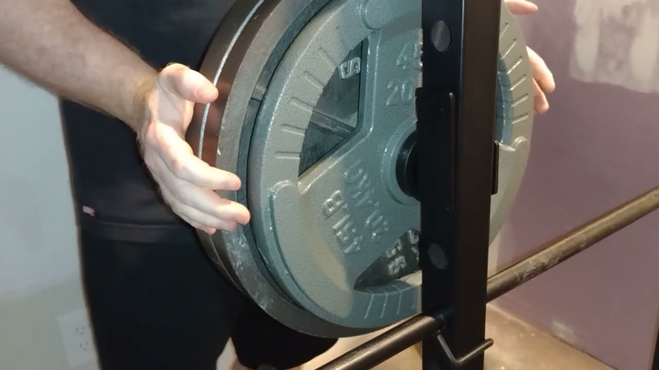 Unboxing Yes4All Olympic Weight Plate Holder Power Rack Attachment for 2x2 power rack Amazon.com