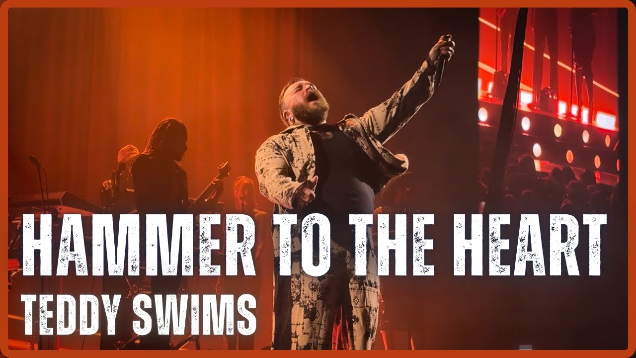 Teddy Swims - Hammer to the Heart (LIVE) in 4K - Vancouver, BC - Doug Mitchell Thunderbird Sports